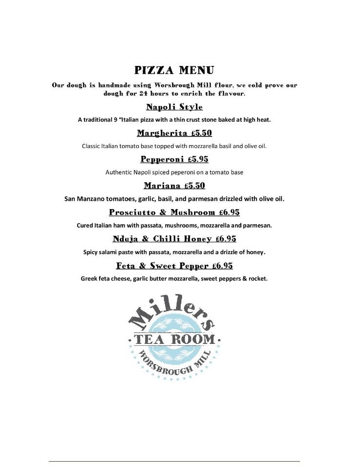 Millers Tea Room WEBSITE TITLE